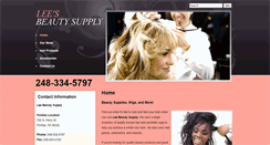 Desktop Screenshot of leebeautyonline.com
